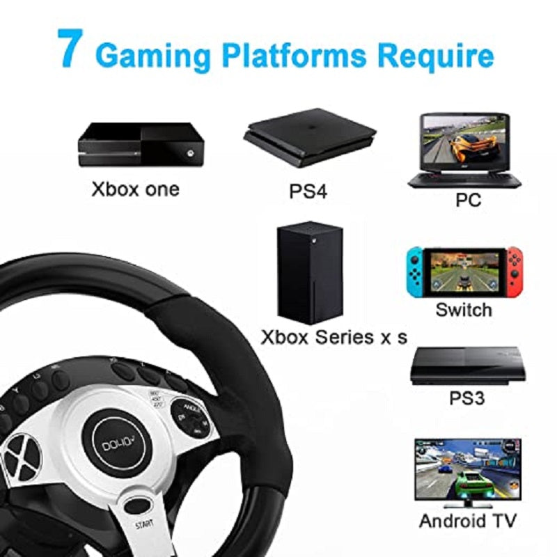 Driving Sports Gaming Racing Wheel Game Console