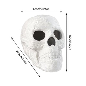 Fireproof Ceramic Skull Fire Log