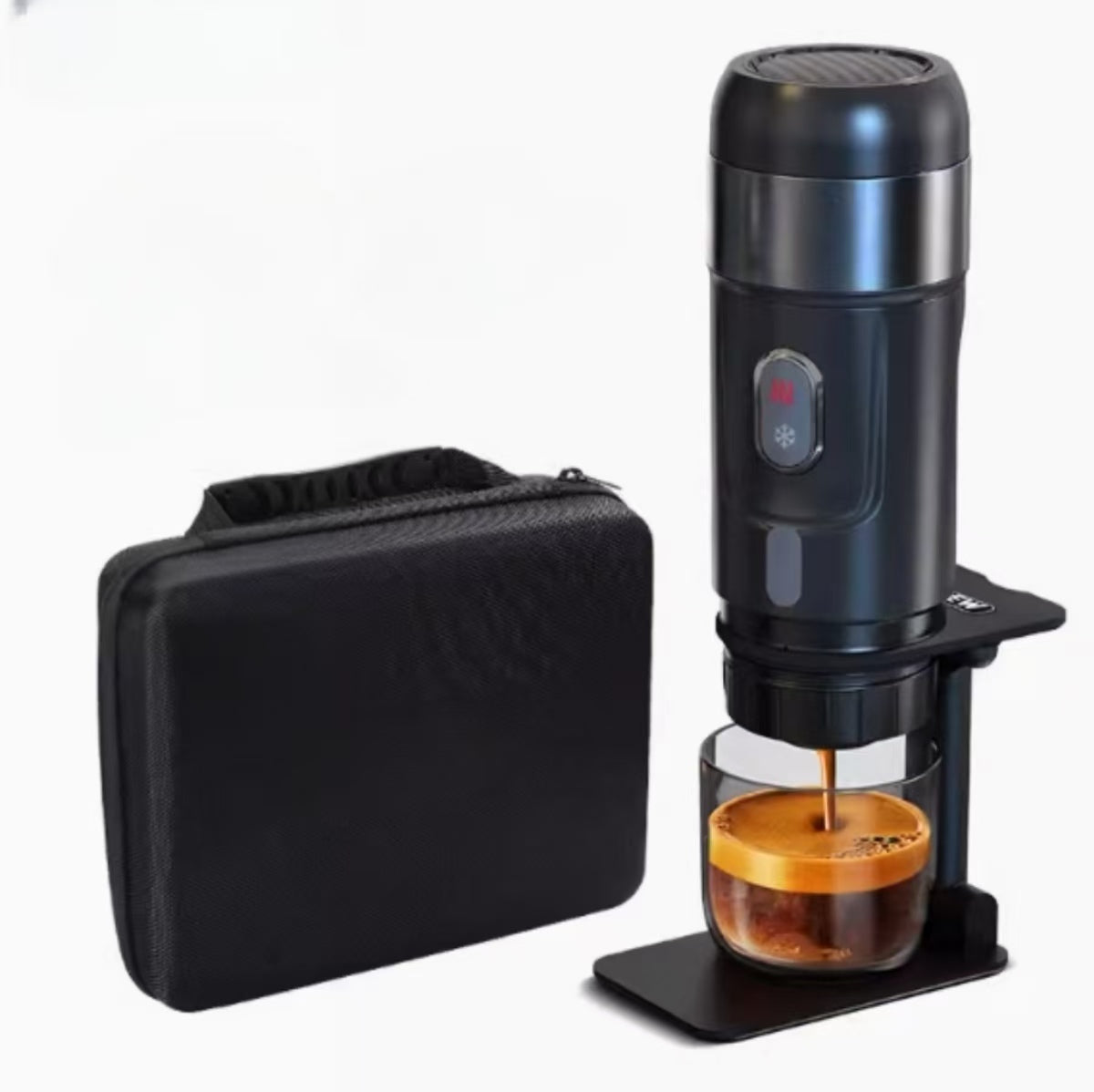 Portable large capacity automatic coffee powder capsule dual purpose coffee maker, high-end gift packaging