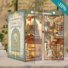 TONECHEER 3D Wooden Puzzle DIY Book Nook Kit (Shakespeare's Verse)