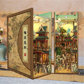 TONECHEER 3D Wooden Puzzle DIY Book Nook Kit (Song Dynasty Culture)