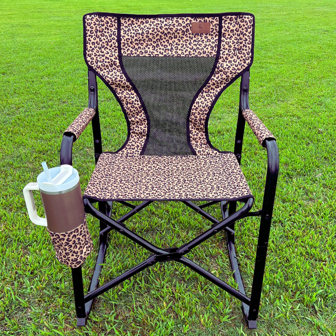 🎁Leopard Print Rocking Chair