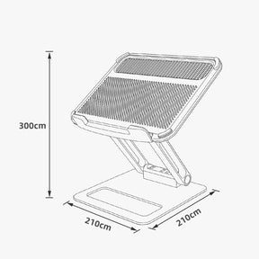 2024 Computer Stand. Radiator Base. Fan. Aluminum Alloy Desktop