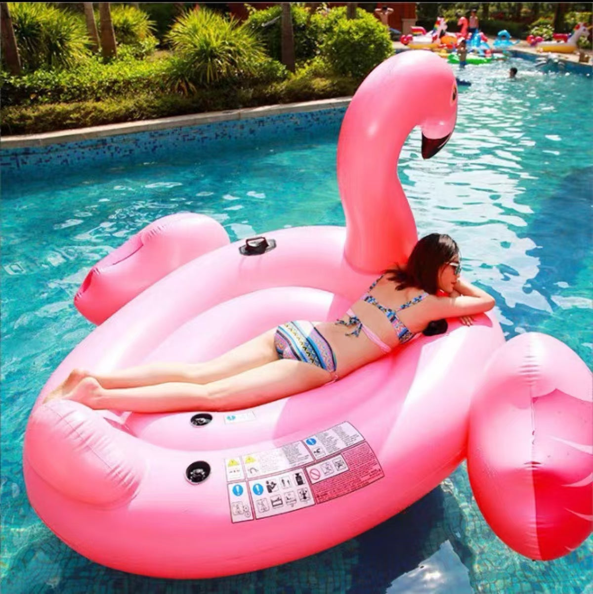 🥇Inflatable Floating Mattress Swimming Circle, Hot Summer Deals