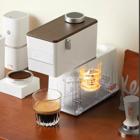 🥇Innovative design high-end home semi-automatic cube body coffee machine