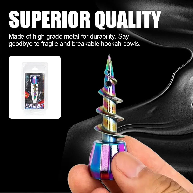 🛒Metal Screw-Shaped Hookah Bowl