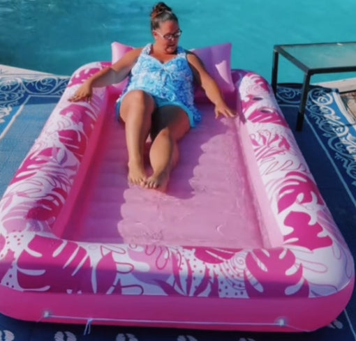 🥇Inflatable Floating Mattress Swimming Circle, Hot Summer Deals