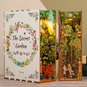 TONECHEER 3D Wooden Puzzle DIY Book Nook Kit (The Secret Garden)