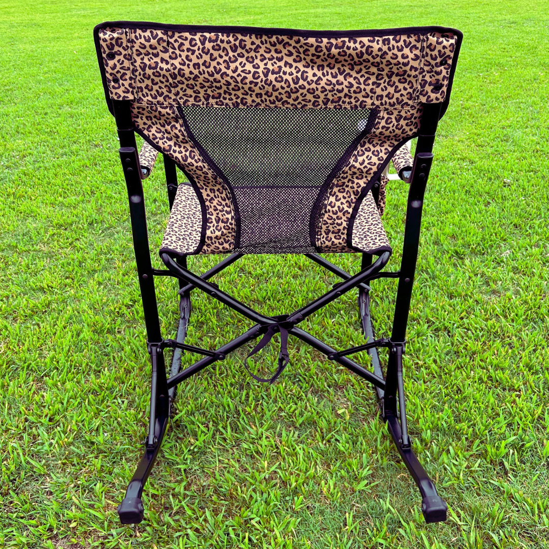 🎁Leopard Print Rocking Chair