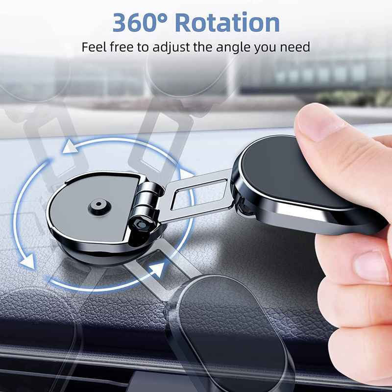 🔥Hot Sale 🔥2024 New Alloy Folding Magnetic Car Phone Holder