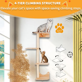 Cat Shelves for Wall