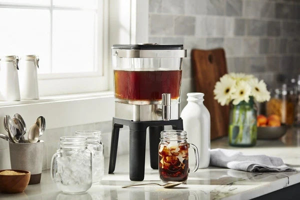 Cold Brew Coffee Maker-Brushed Stainless Steel