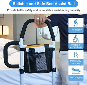 Getup Aids for the Elderly&Pregnant Women Bedside Handrail Railing Booster Frame