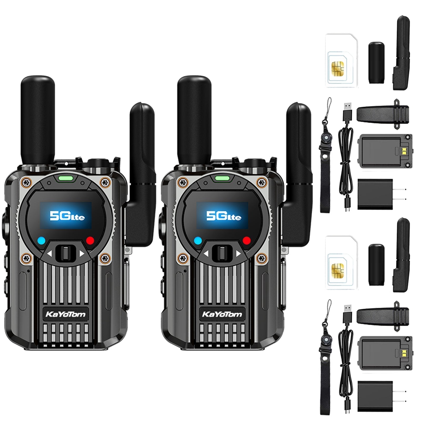 ⭐Kayotom M22/M66  Long Range Walkie Talkie - Rechargeable, Zero Monthly Rental