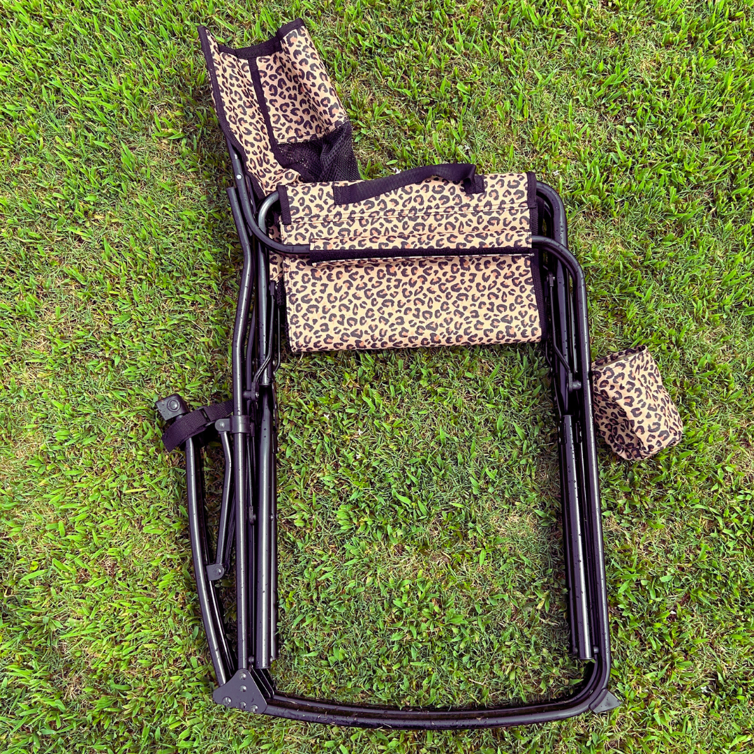 🎁Leopard Print Rocking Chair