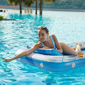 🥇Inflatable Floating Mattress Swimming Circle, Hot Summer Deals