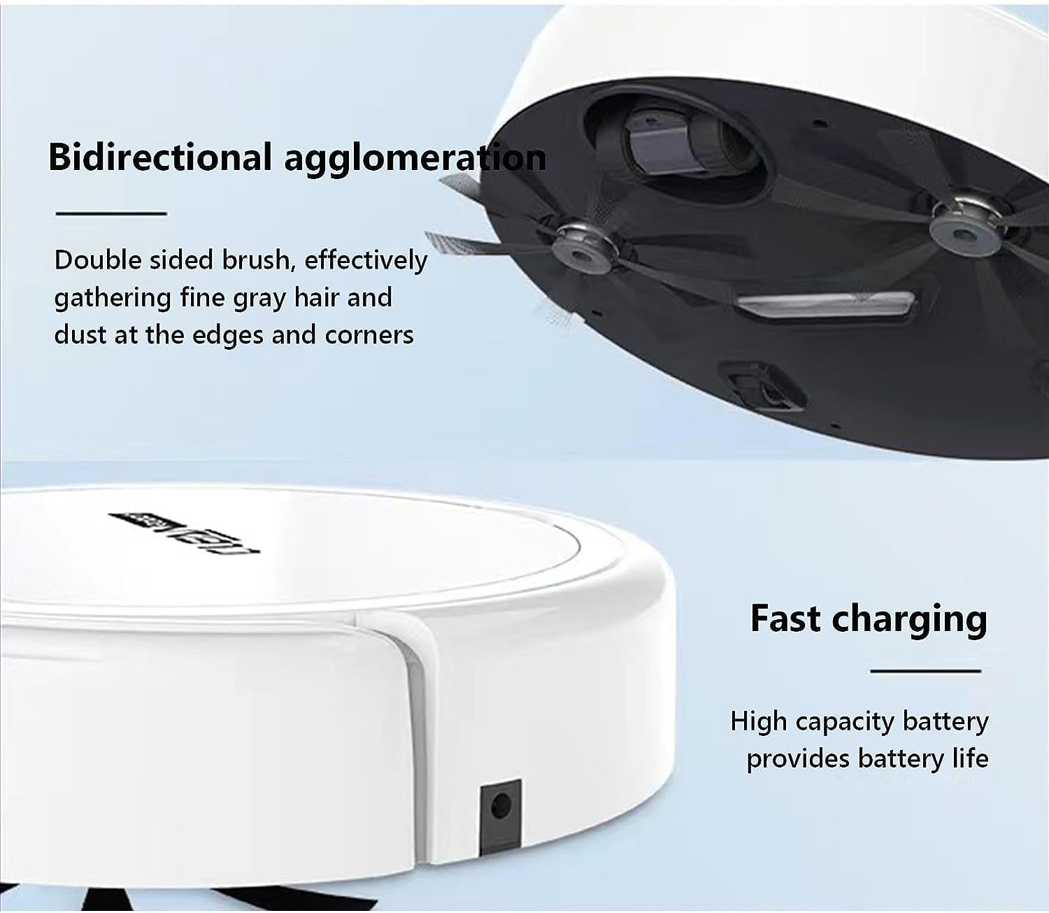 3 in 1 Compact Robot Vacuum Cleaner