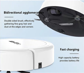 3 in 1 Compact Robot Vacuum Cleaner