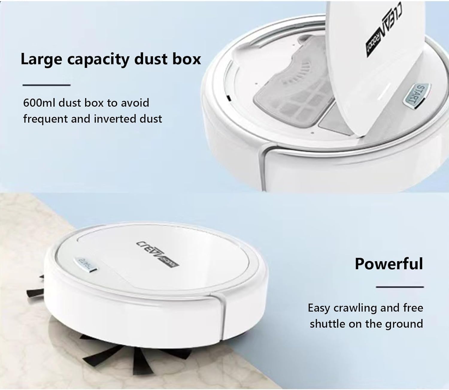 3 in 1 Compact Robot Vacuum Cleaner