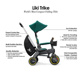 🛒Premium Foldable Trike for Toddlers, Toddler Tricycle Stroller