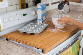 🔥Last Day Clearance🎉Stovetop Bamboo Cutting Board