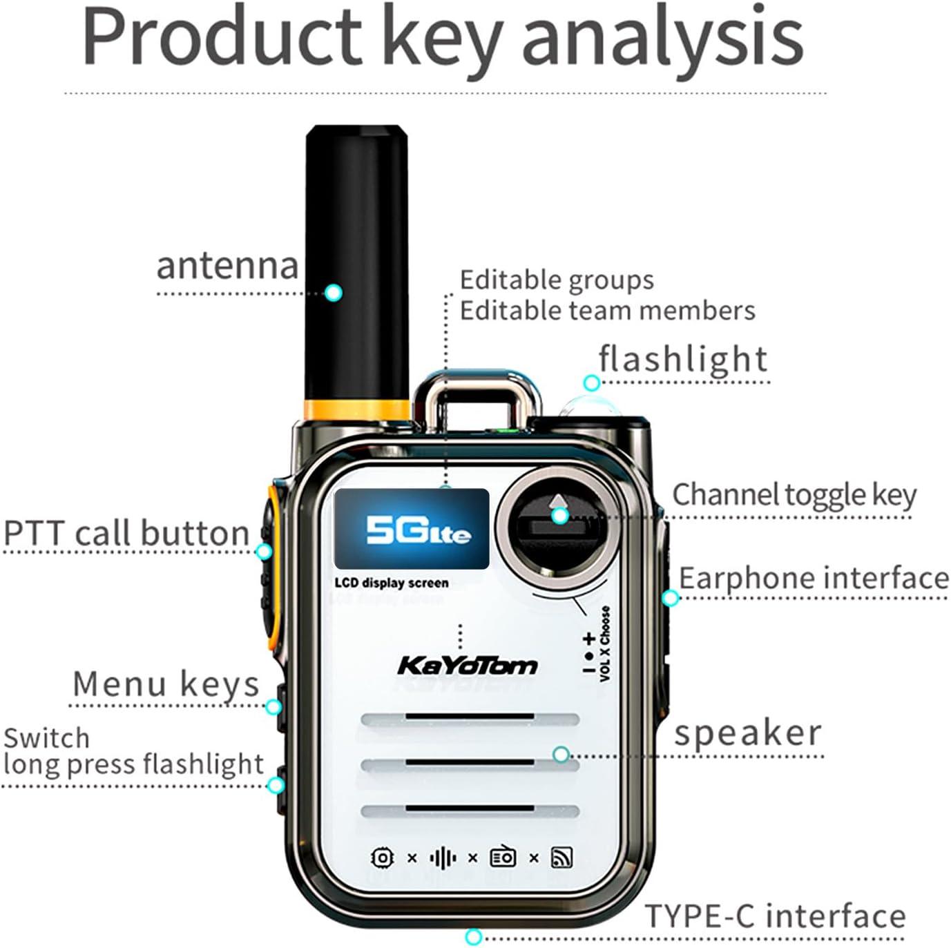 ⭐Kayotom M22/M66  Long Range Walkie Talkie - Rechargeable, Zero Monthly Rental