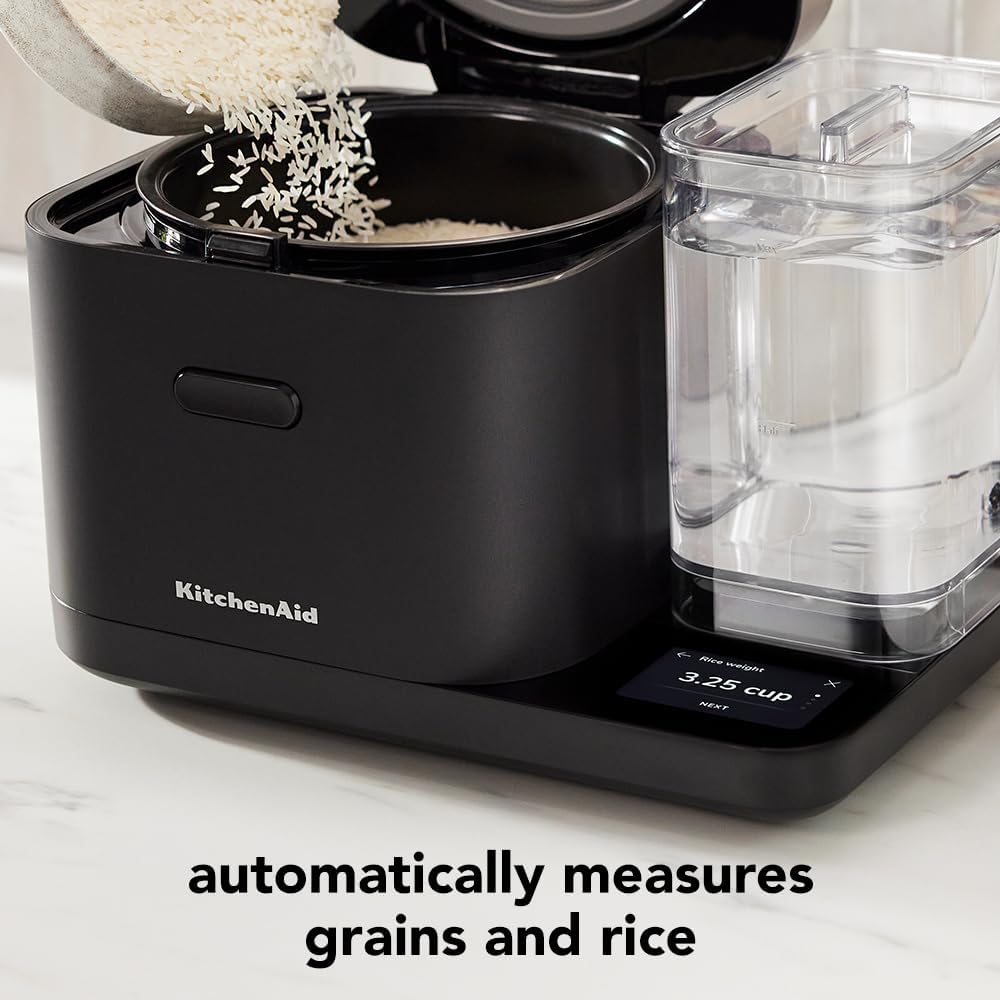 Grain and Rice Cooker 8 Cup with Automatically Sensing Integrated Scale + Water Tank