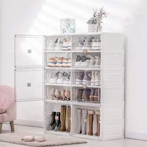 ✨Portable Dust-Free Shoe Rack Storage Box