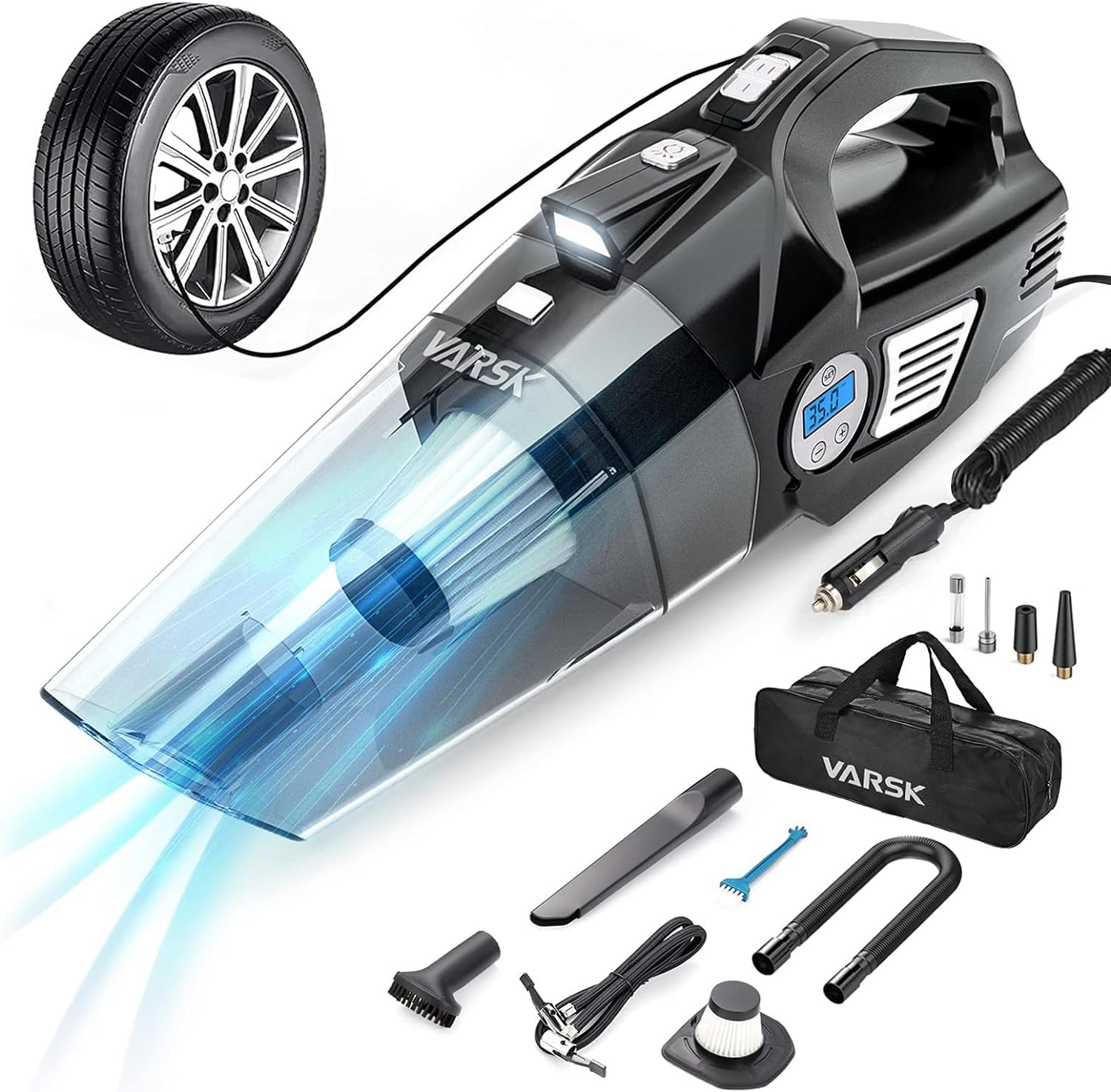 ⭐ 4-in-1 Car Vacuum Cleaner High Power