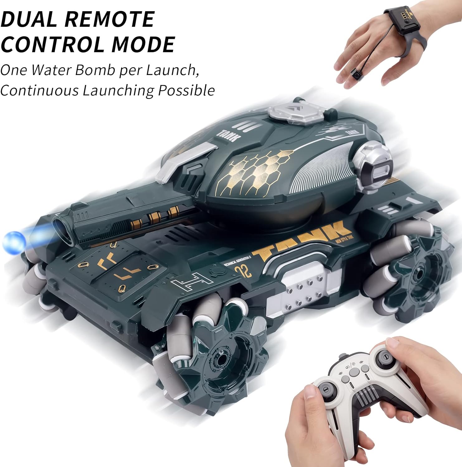 ⭐Watch Gesture Sensor RC Tank Toy