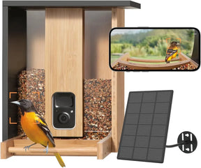 ✨2024 Hot SALE ✨AI Smart Bird Feeder with Camera Solar Powered