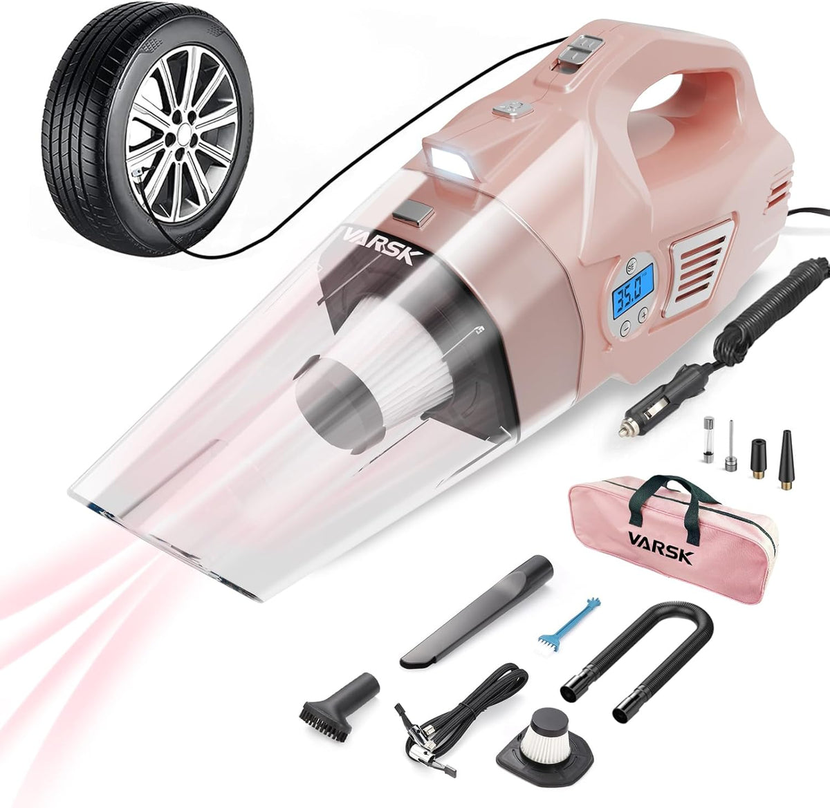 ⭐ 4-in-1 Car Vacuum Cleaner High Power