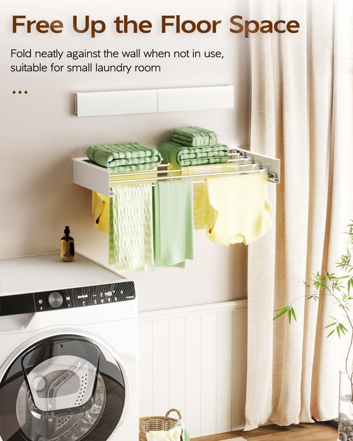 Clothes Drying Rack Wall Mounted