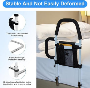 Getup Aids for the Elderly&Pregnant Women Bedside Handrail Railing Booster Frame