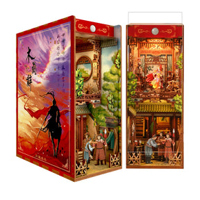 TONECHEER 3D Wooden Puzzle DIY Book Nook Kit (Ode of Mulan)