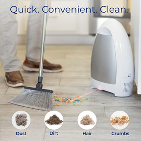 🎁Summer Bash 49% OFF🔥Home Touchless Vacuum Automatic Dustpan - Great for Sweeping Pet Hair Food Dirt Kitchen - Ultra Fast & Powerful. Corded Canister Vacuum. Bagless. Automatic Sensors. 1000 Watt (White)