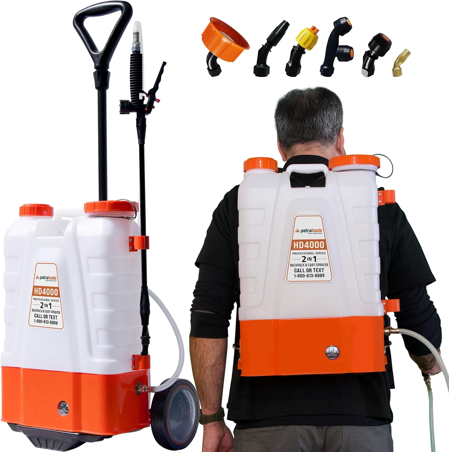 4 Gallon Battery Powered Backpack Sprayer (HD4000)