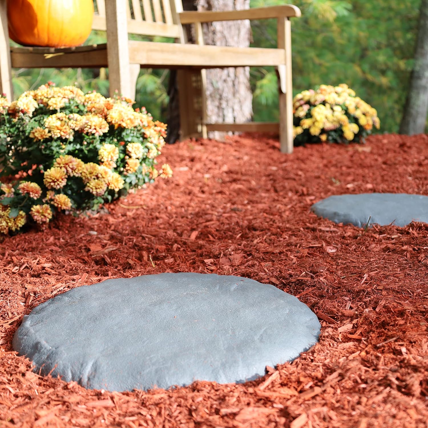 🛒Last Day 50% OFF - 8PCS Circular Stepping Stones with Ground Stakes