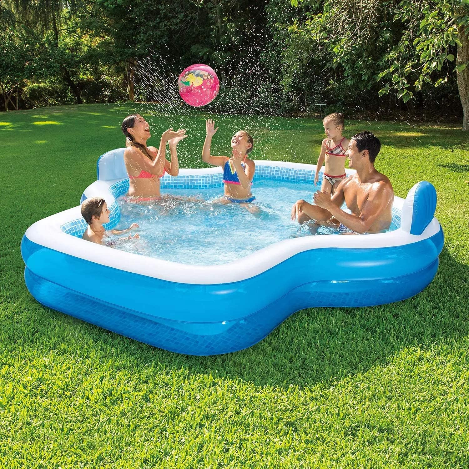 🔥Hot Sale🔥Inflatable Family Pool 10 Feet