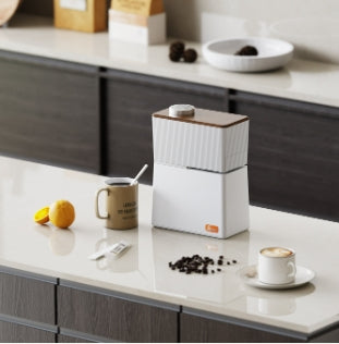 🥇Innovative design high-end home semi-automatic cube body coffee machine🥇