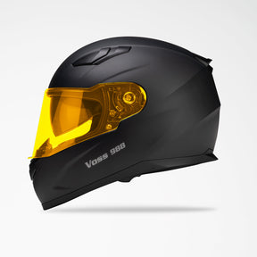 🛒Voss 988 Moto-1 Matte Black Helmet