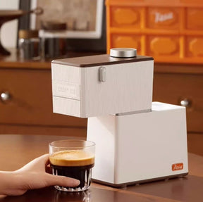 🥇Innovative design high-end home semi-automatic cube body coffee machine