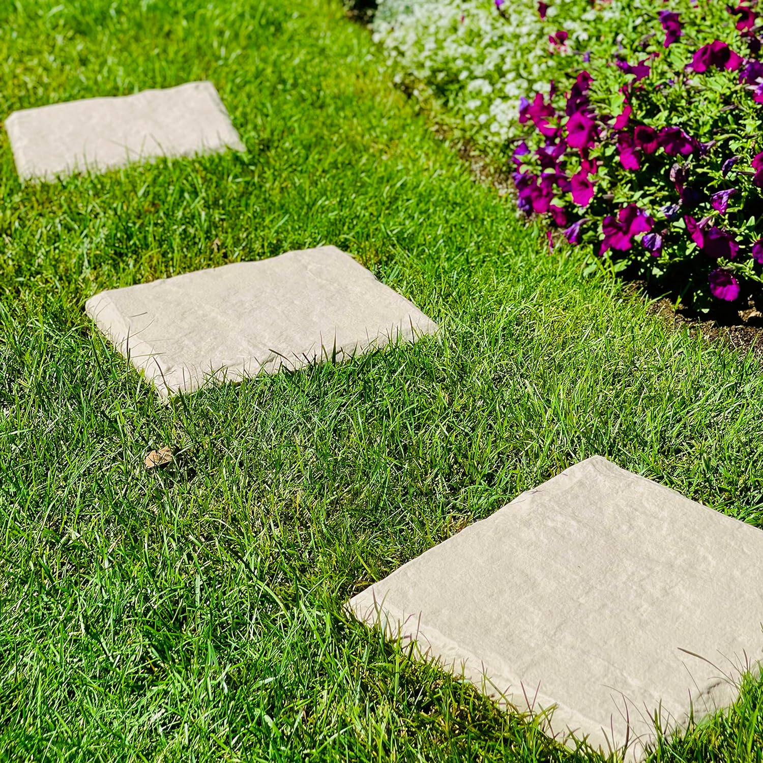 🛒2024 Best Sale 🌞8PCS Stepping Stones & Greystone Landscape Edging for Lawn & Garden