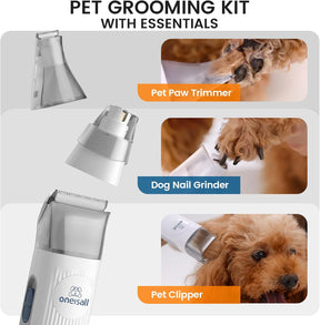 Hair Vacuum & pet Grooming Kit