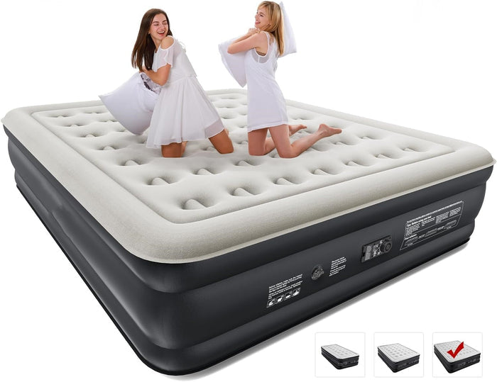 🌈Air Mattress with Built in Pump