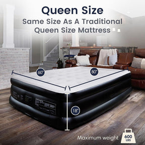 💪Air Mattress with Built in Pump