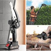 2-in-1 Cordless 6-Inch Telescopic Chainsaw (+2 FREE Batteries)