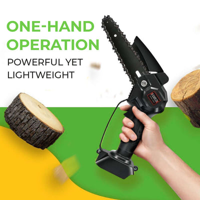 2-in-1 Cordless 6-Inch Telescopic Chainsaw (+2 FREE Batteries)