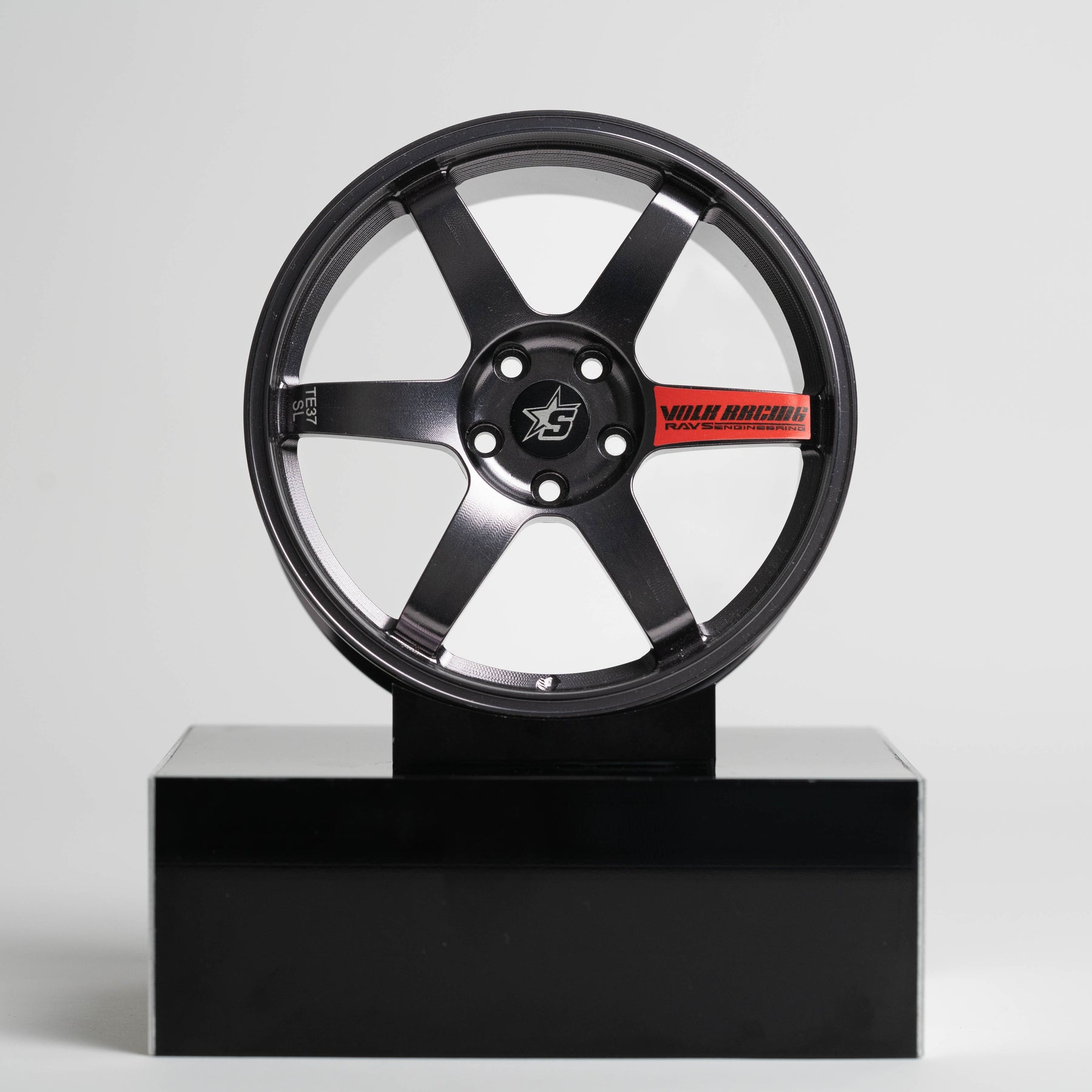 RAYS | TE37 VOLK RACING Platinum Grey | Red