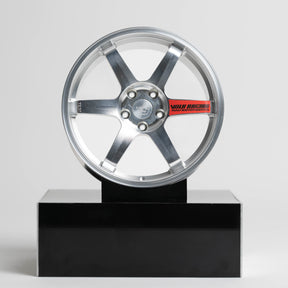 RAYS | TE37 VOLK RACING Diamond Silver | Red